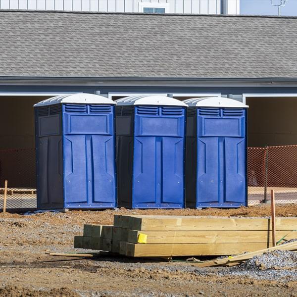 Heavy-duty construction site porta potty in Holland, Michigan
